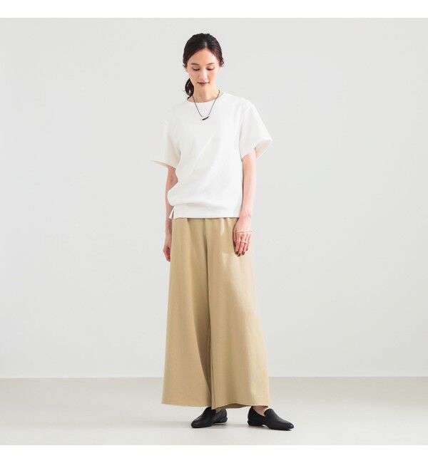 Demi-Luxe BEAMS 「ブークレ アシンメトリーヘム Tシャツ」|Tシャツ・カットソー|