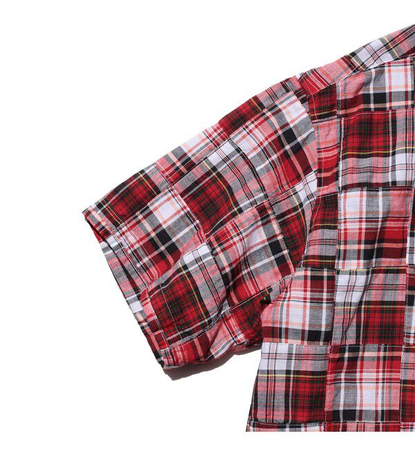 BEAMS PLUS「B.D. Pullover Classic-fit Patchwork Madras」|シャツ・ブラウス|