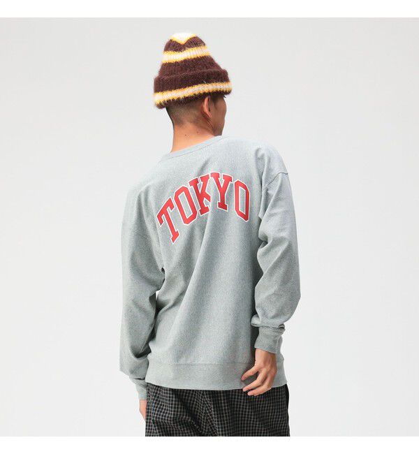 BEAMS「【別注】Champion / リバースウィーブ（R）シティ ロングスリーブTシャツ」|Tシャツ・カットソー|S.GREY