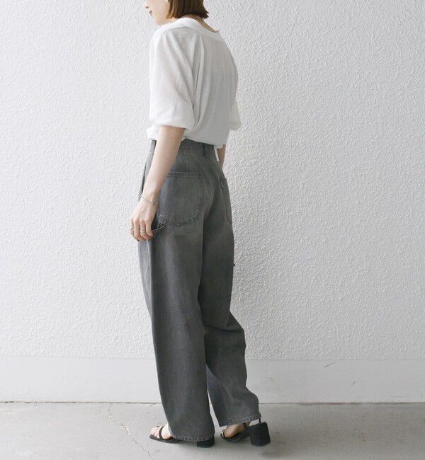 SHIPS any「《一部追加予約》SHIPS any:〈洗濯機可能〉コクーンペインター デニムパンツ［SHIPS any DENIM］」|デニム|
