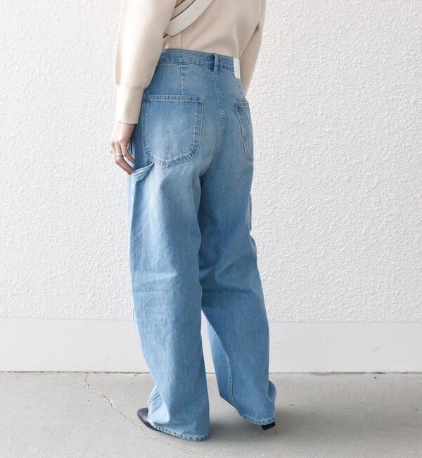 SHIPS any「《一部追加予約》SHIPS any:〈洗濯機可能〉コクーンペインター デニムパンツ［SHIPS any DENIM］」|デニム|