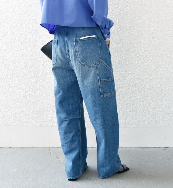 SHIPS any「《一部追加予約》SHIPS any:〈洗濯機可能〉コクーンペインター デニムパンツ［SHIPS any DENIM］」|デニム|
