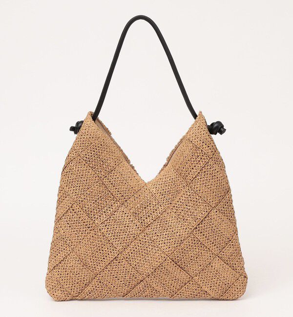 quaranciel「quaranciel: ワンハンドル Vカット メッシュ バッグ（A4対応）」|トートバッグ|