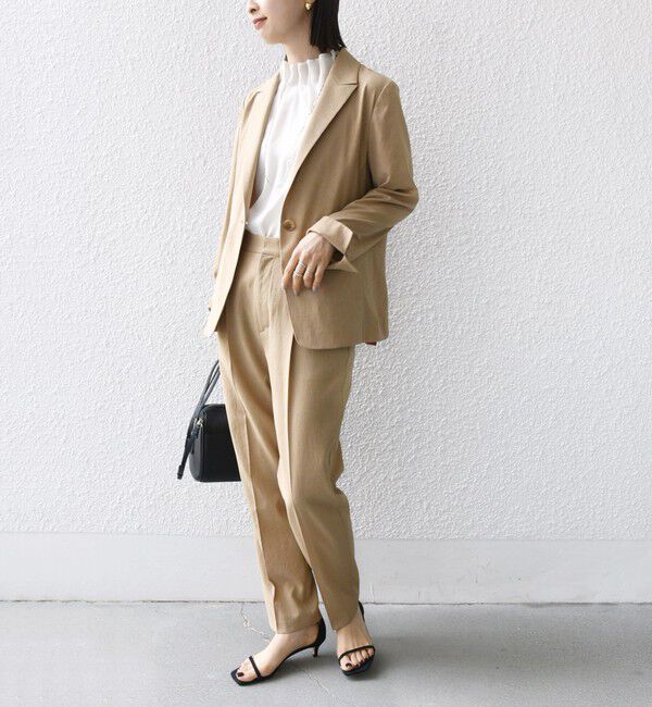 SHIPS for women「〈手洗い可能〉FUNCTIONAL テーパード パンツ（セットアップ対応）」|その他|