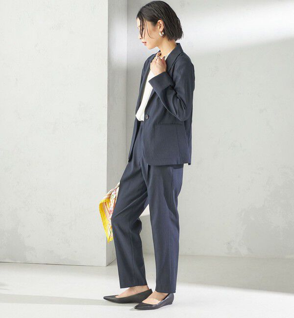 SHIPS for women「〈手洗い可能〉FUNCTIONAL テーパード パンツ（セットアップ対応）」|その他|