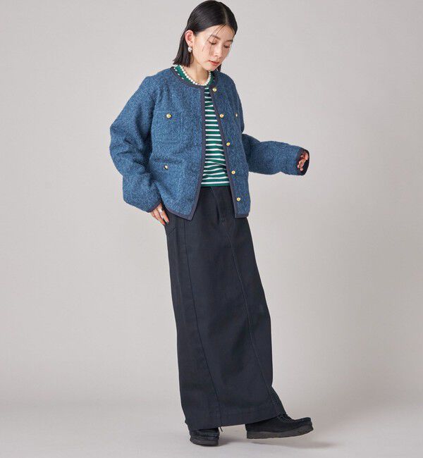 SHIPS for women「SHIPS NINE CASE:〈洗濯機可能〉フロント スラント スカート」|スカート|