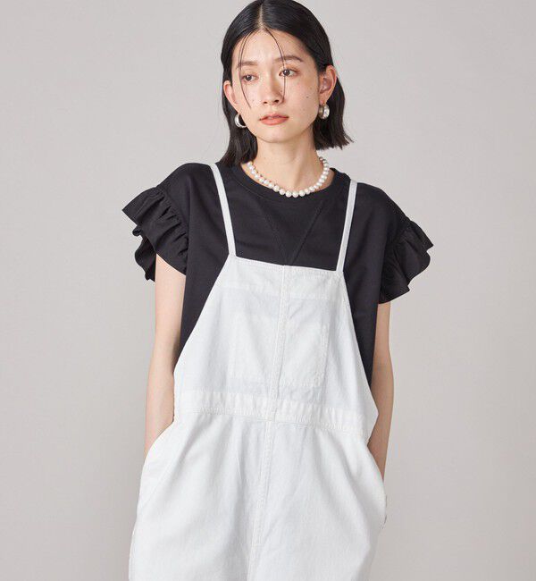 SHIPS for women「SHIPS NINE CASE:〈洗濯機可能〉カツラギ サロペット」|オールインワン|