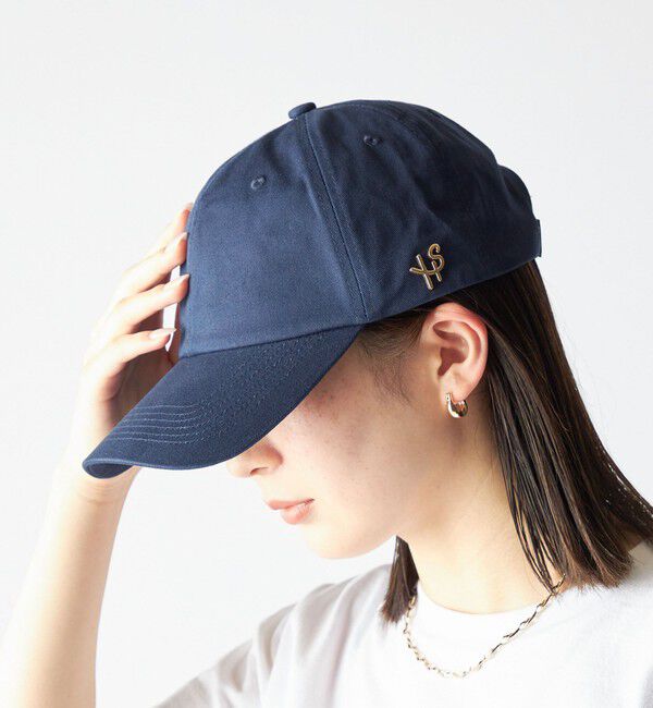SHIPS「【WEB限定】SHIPS: ワンポイント ロゴ ピンズ オーバーフィット キャップ」|キャップ・キャスケット|ネイビー