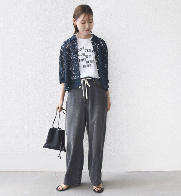 SHIPS for women「〈手洗い可能〉レース シャツ 羽織」|シャツ・ブラウス|