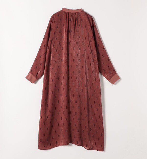 quaranciel「quaranciel:〈手洗い可能〉モノグラム ドット ロング シャツ ワンピース」|ワンピース|