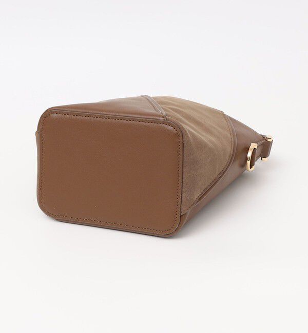 quaranciel「《一部追加予約》quaranciel: 2way コンビ バケツ ショルダーバッグ &times; フェイクファー 巾着」|ショルダー・メッセンジャー|