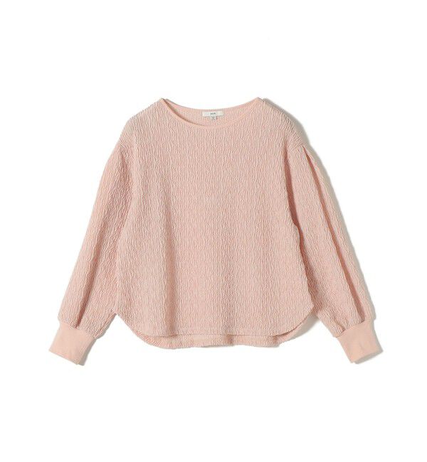 SHIPS for women「〈手洗い可能〉ランダム ブルーゼ 袖 タック プルオーバー」|Tシャツ・カットソー|