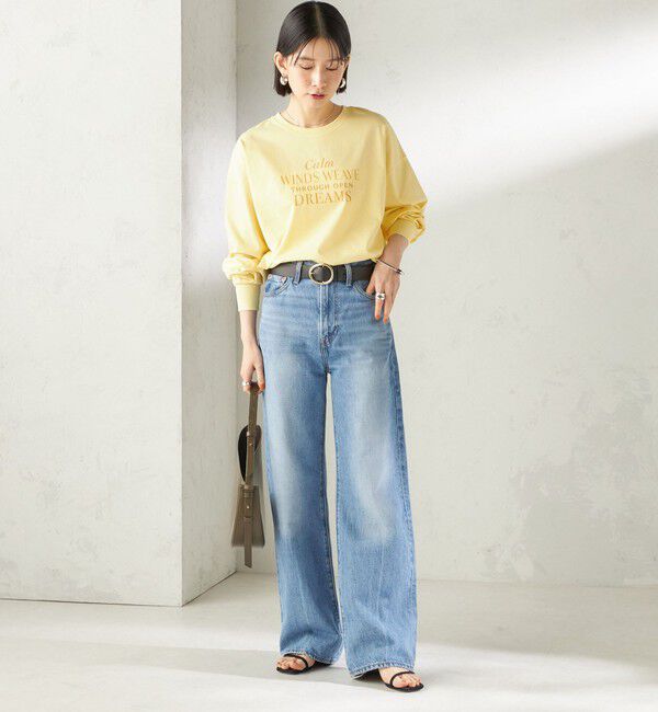 SHIPS for women「【SHIPS別注】81BRANCA: プリント ロングスリーブ TEE」|Tシャツ・カットソー|