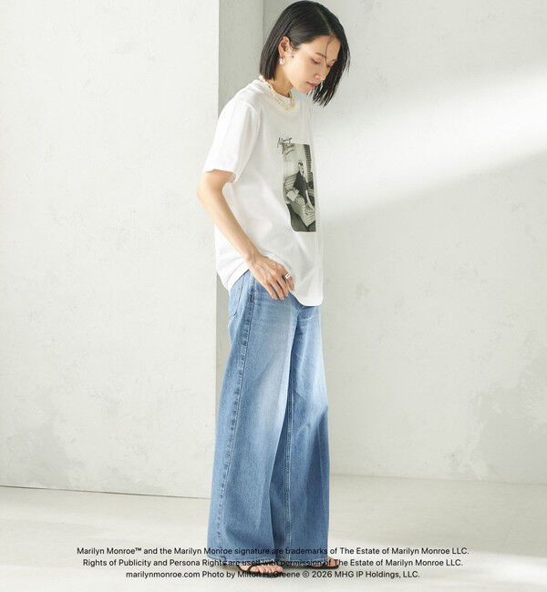 SHIPS for women「《追加予約》【SHIPS別注】Marilyn Monroe / フォト TEE」|Tシャツ・カットソー|