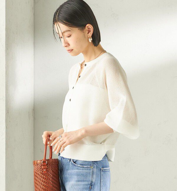 SHIPS for women「〈手洗い可能〉16G カーディガン」|カーディガン|