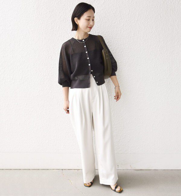 SHIPS for women「〈手洗い可能〉16G カーディガン」|カーディガン|
