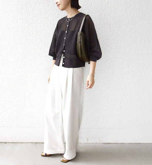 SHIPS for women「〈手洗い可能〉16G カーディガン」|カーディガン|