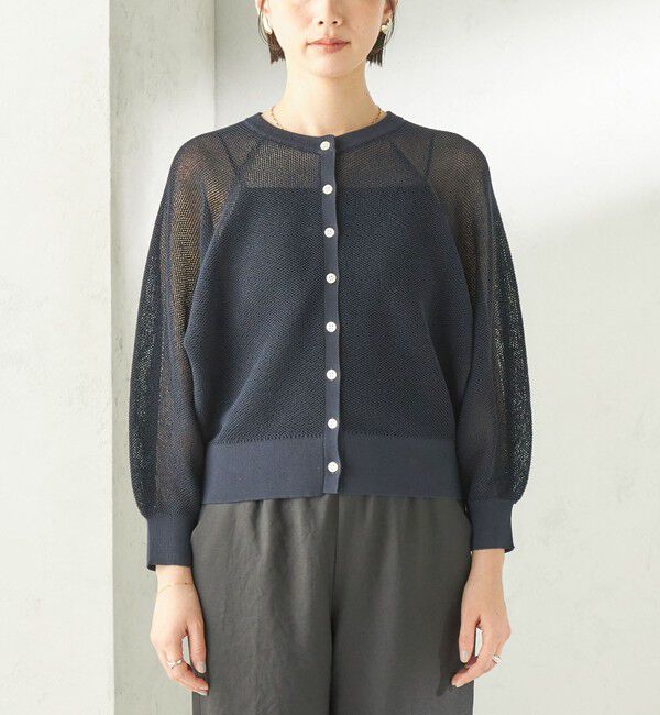 SHIPS for women「〈手洗い可能〉16G カーディガン」|カーディガン|