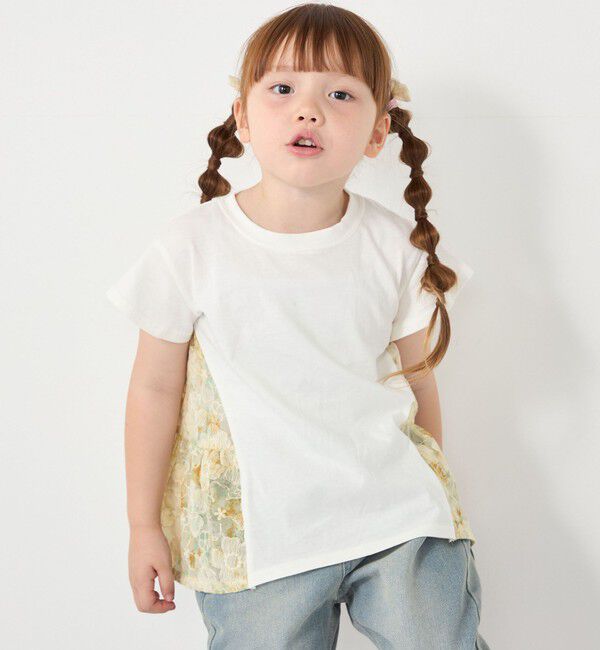 SHIPS Colors 「SHIPS Colors:90～140cm /〈洗濯機可能〉ドッキング チュニック Tシャツ◇」|Tシャツ・カットソー|