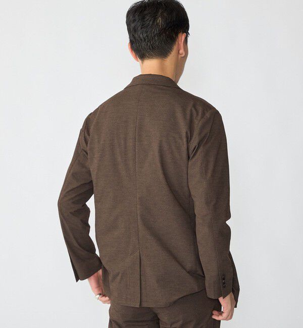 SHIPS「SHIPS:〈洗濯機可能〉DOT JERSEY ジャケット(セットアップ対応)」|テーラードジャケット|