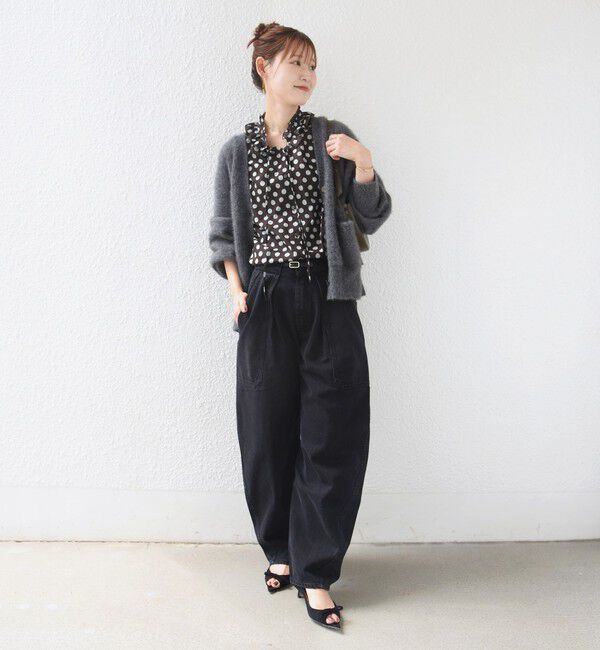 SHIPS for women「《予約》杢 フォックス カシミヤ Vネック カーディガン」|カーディガン|