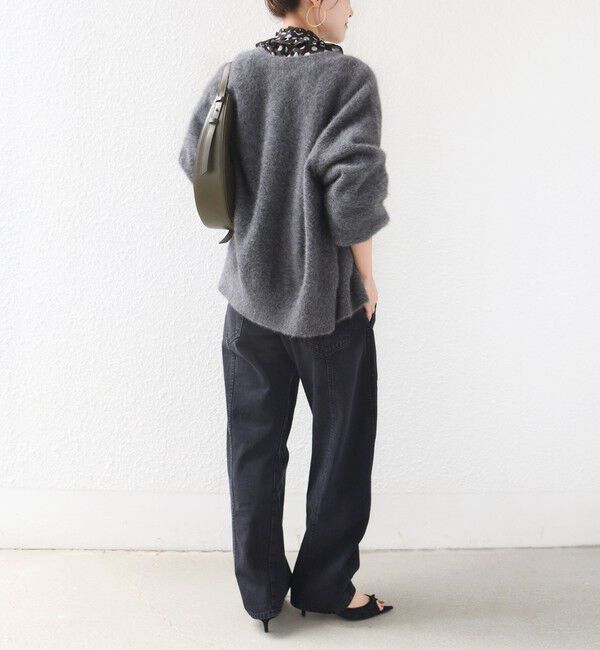 SHIPS for women「《予約》杢 フォックス カシミヤ Vネック カーディガン」|カーディガン|