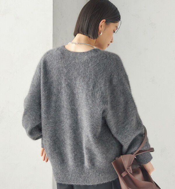 SHIPS for women「《予約》杢 フォックス カシミヤ Vネック カーディガン」|カーディガン|