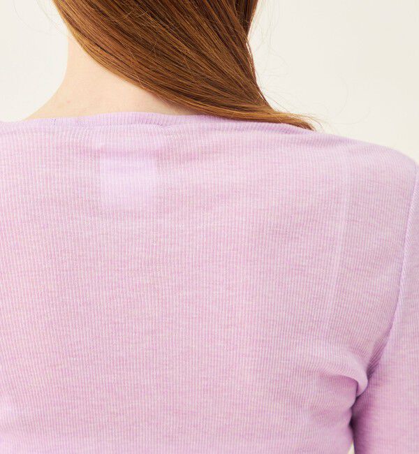 Ballsey「コットンシルクリブ クルーネックプルオーバー」|Tシャツ・カットソー|