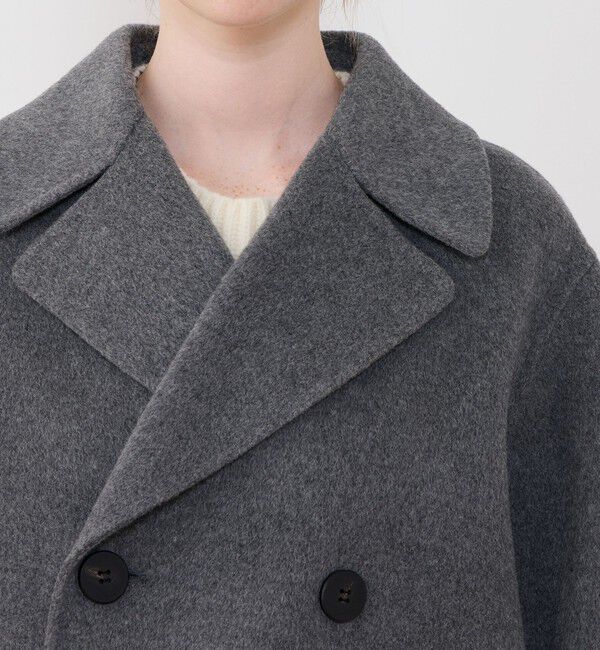 GALERIE VIE「ウールカシミヤダブルフェイス Pコート」|ピーコート|