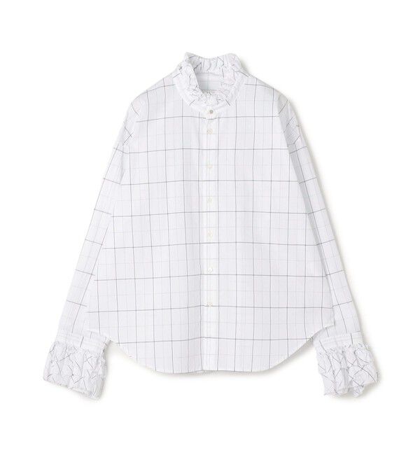 GALERIE VIE「コットン フリルシャツ」|シャツ・ブラウス|12 ホワイト系