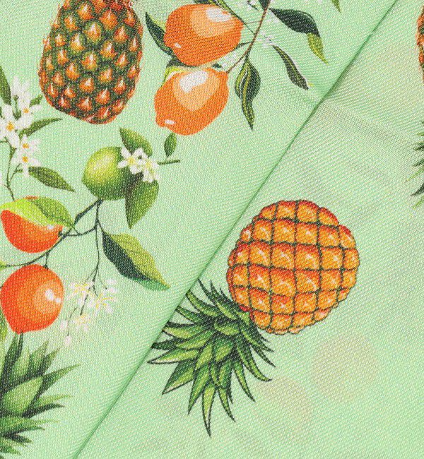 TOMORROWLAND GOODS「ATELIER TOMORROW FRUITS シルク ボウタイスカーフ」|バンダナ・スカーフ|