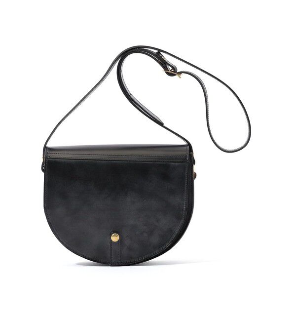 TOMORROWLAND GOODS「【別注】GLENROYAL Saddle Shoulder Bag ブライドルレザー ショルダーバッグ」|ショルダー・メッセンジャー|19 ブラック