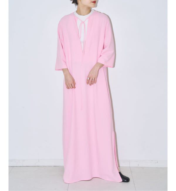  「ASA LIKE KAFTAN LEAN DRESS：ワンピース」|ワンピース|ピンク