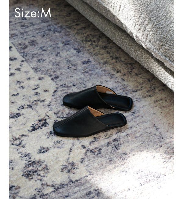 journal standard Furniture「JSF PLAIN SLIPPER Mサイズ　スリッパ」|ルームシューズ|ブラック