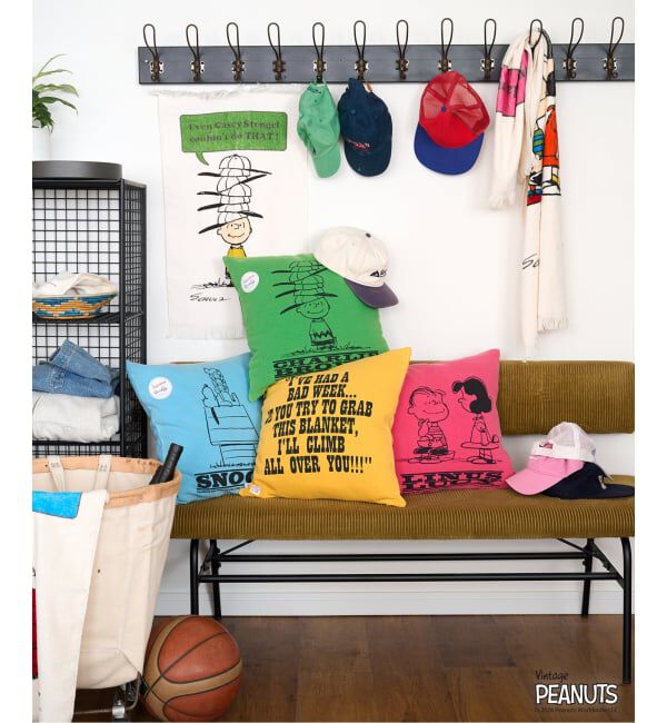 journal standard Furniture「【PEANUTS&times;SPORTS WEAR by JSF】別注 SWEAT CUSHION　クッションカバー」|クッション・クッションカバー|