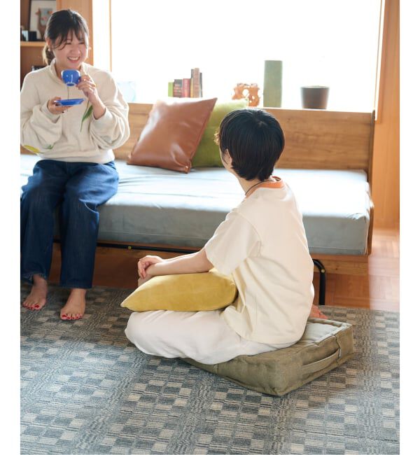 journal standard Furniture「FADE FLOOR CUSHION　フロアクッション」|クッション・クッションカバー|カーキ