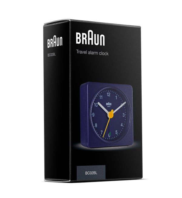 HIROB「BRAUN ALARM CLOCK BLUE BC02BL」|クロック・置時計|