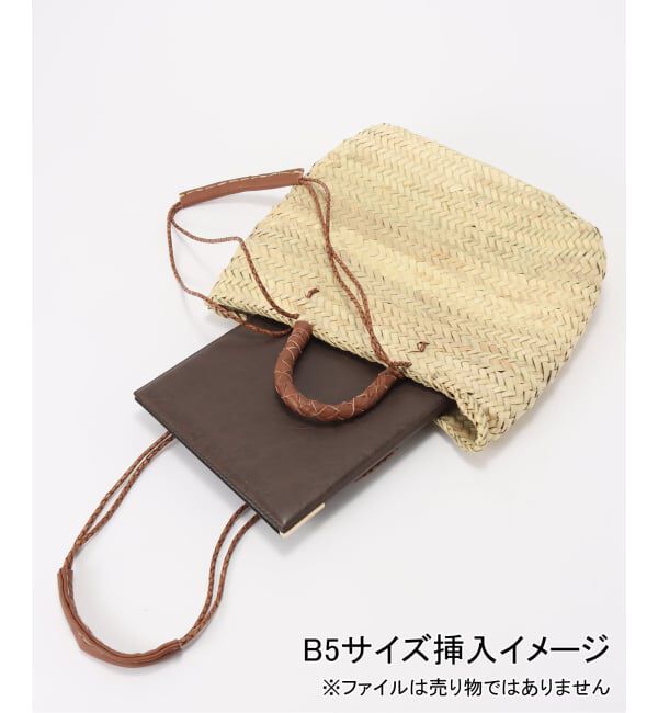 SLOBE IENA「KECH/ケシュ SLOBE別注 カゴトートバッグ」|かごバッグ|