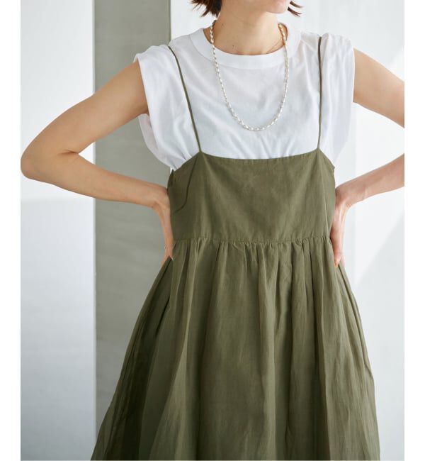 IENA「MARILYN MOON/マリリンムーン sheer cotton 2way op ワンピース 4263-105」|ワンピース|