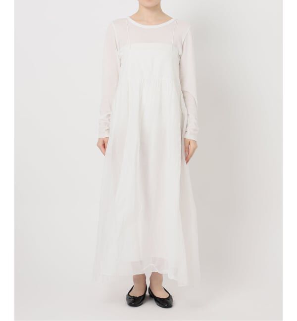 IENA「MARILYN MOON/マリリンムーン sheer cotton 2way op ワンピース 4263-105」|ワンピース|