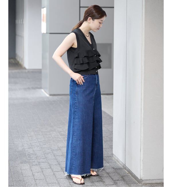 IENA「LOWER/ローヴァー 18G Sleeveless Cardigan カーディガン LW-88」|カーディガン|