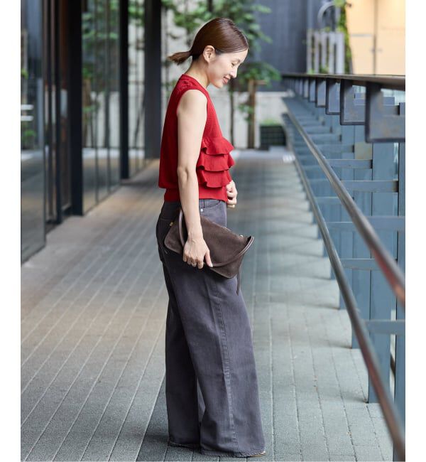 IENA「LOWER/ローヴァー 18G Sleeveless Cardigan カーディガン LW-88」|カーディガン|