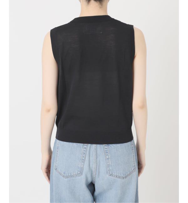 IENA「LOWER/ローヴァー 18G Sleeveless Cardigan カーディガン LW-88」|カーディガン|