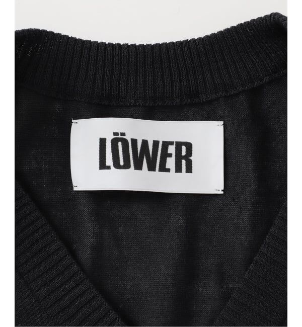 IENA「LOWER/ローヴァー 18G Sleeveless Cardigan カーディガン LW-88」|カーディガン|