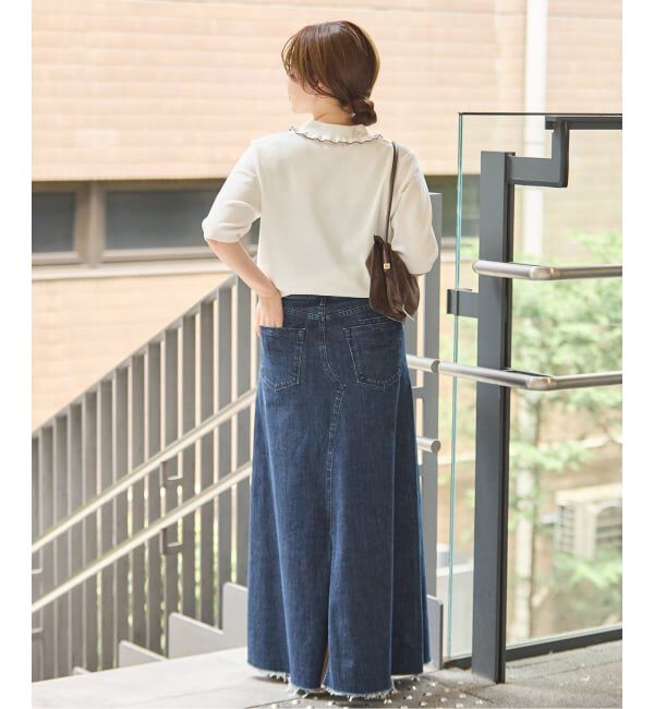 IENA「《予約》YANUK/ヤヌーク 別注 Flare Long Skirt スカート」|スカート|
