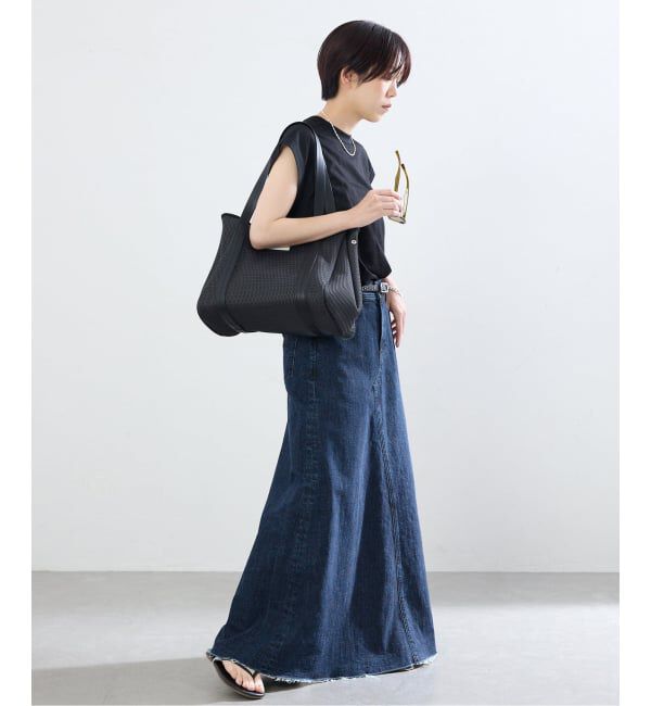 IENA「《予約》YANUK/ヤヌーク 別注 Flare Long Skirt スカート」|スカート|