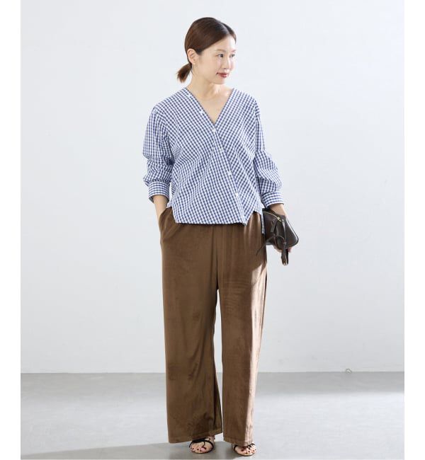 IENA「《新色/追加》MA/RE/マレ カシュクールシャツ SIGNITURE SH」|シャツ・ブラウス|