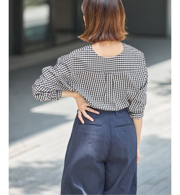 IENA「《新色/追加》MA/RE/マレ カシュクールシャツ SIGNITURE SH」|シャツ・ブラウス|