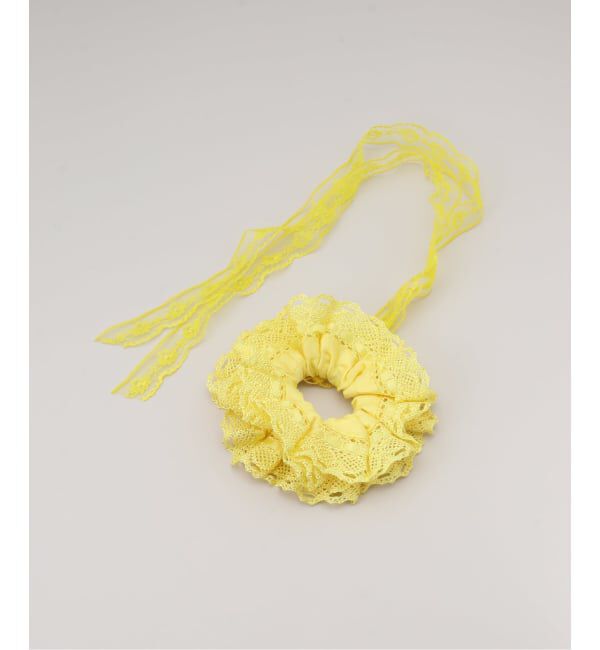PULP「MERRMA / メルマ EARTH LACE SCRUNCHIE」|その他|イエロー