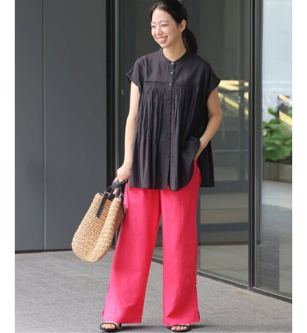 JOURNAL STANDARD relume「《一部WEB限定追加4》麻スリットイージーパンツ」|その他|